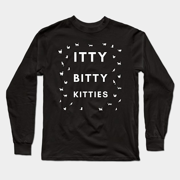 Itty Bitty Kitties 01a Long Sleeve T-Shirt by RakentStudios